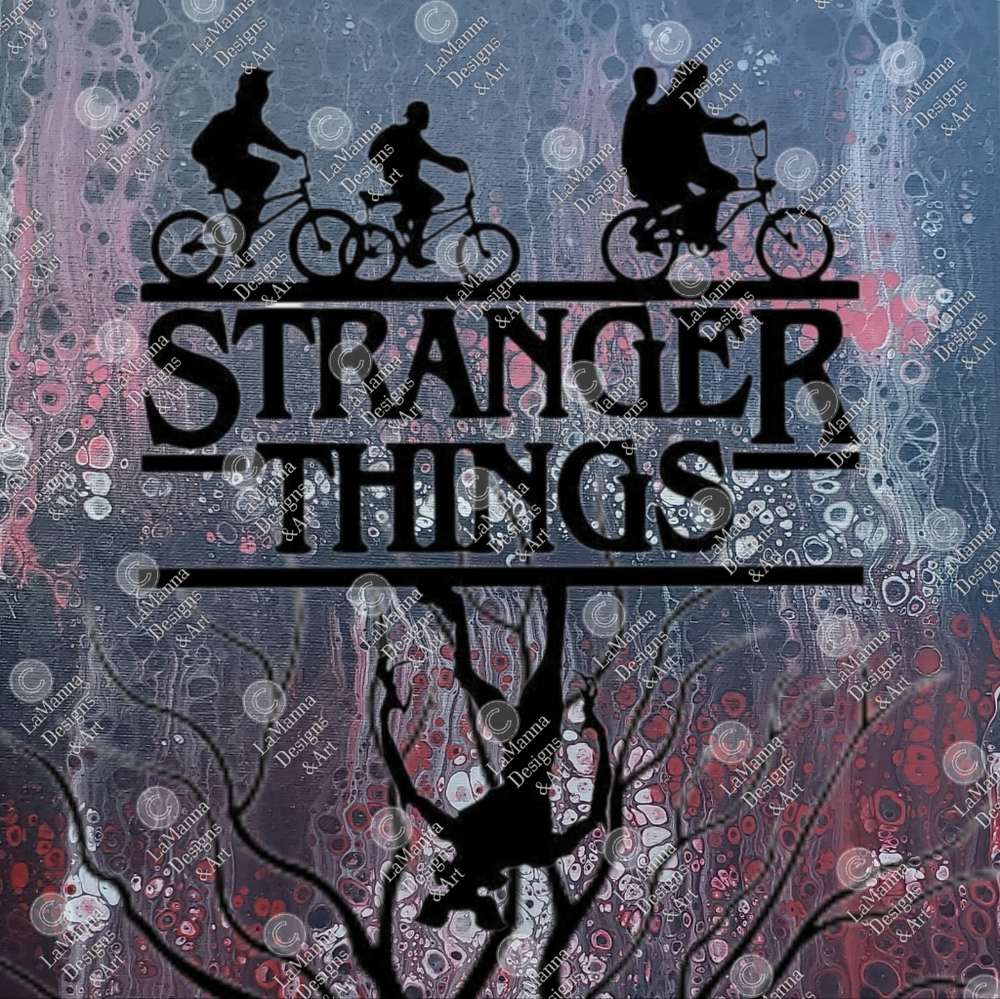 Stranger Things Wall Art 8 1/2" x 11" Print